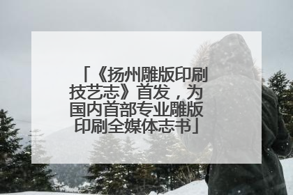 《扬州雕版印刷技艺志》首发，为国内首部专业雕版印刷全媒体志书