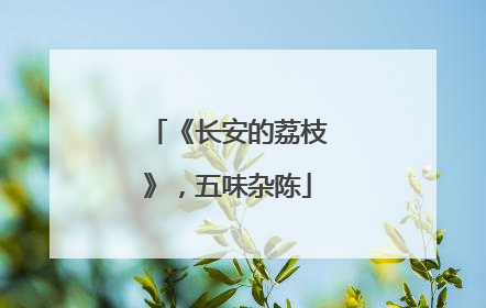 《长安的荔枝》，五味杂陈