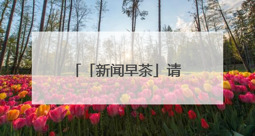 「新闻早茶」请防范！河北省气象台继续发布大风蓝色预警信号，还有这些热点……