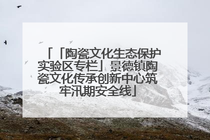 「陶瓷文化生态保护实验区专栏」景德镇陶瓷文化传承创新中心筑牢汛期安全线