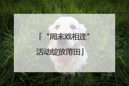 “周末戏相逢”活动绽放莆田