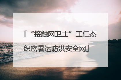 “接触网卫士”王仁杰织密暑运防洪安全网