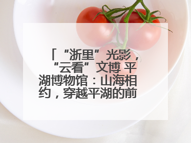 “浙里”光影，“云看”文博 平湖博物馆：山海相约，穿越平湖的前世今生