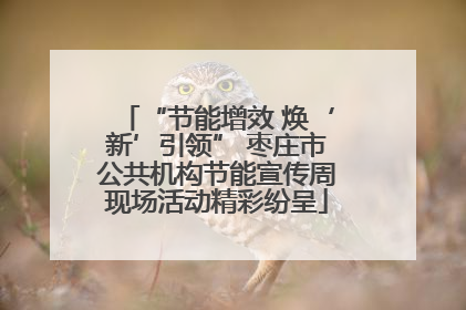 “节能增效 焕‘新’引领” 枣庄市公共机构节能宣传周现场活动精彩纷呈
