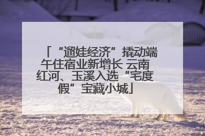 “遛娃经济”撬动端午住宿业新增长 云南红河、玉溪入选“宅度假”宝藏小城