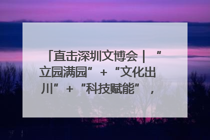 直击深圳文博会｜“立园满园”+“文化出川”+“科技赋能”，成都传媒发布三大文创领域合作清单