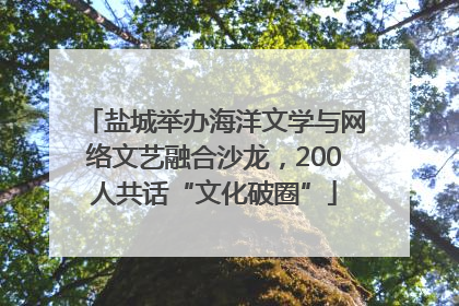 盐城举办海洋文学与网络文艺融合沙龙，200人共话“文化破圈”