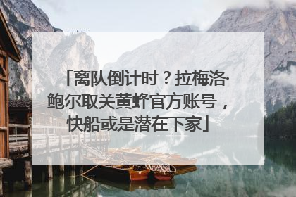 离队倒计时？拉梅洛·鲍尔取关黄蜂官方账号，快船或是潜在下家
