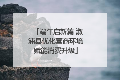 端午启新篇 溆浦县优化营商环境赋能消费升级