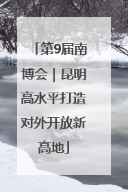 第9届南博会｜昆明高水平打造对外开放新高地