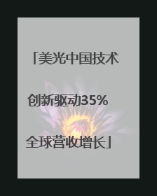美光中国技术创新驱动35%全球营收增长