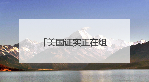 美国证实正在组建特别工作组，以监控中东局势