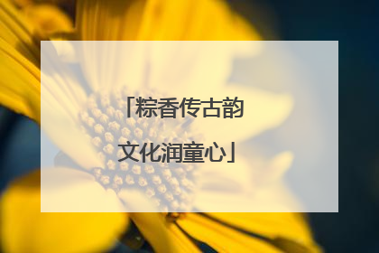 粽香传古韵 文化润童心
