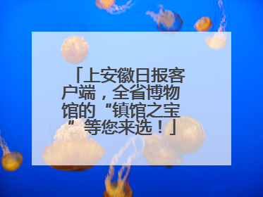 上安徽日报客户端，全省博物馆的“镇馆之宝”等您来选！