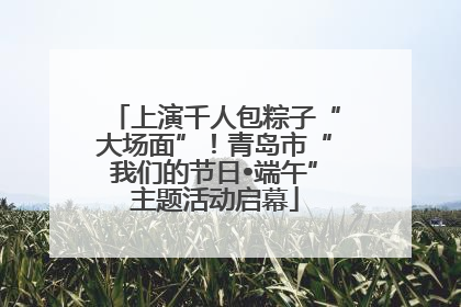 上演千人包粽子“大场面”！青岛市“我们的节日•端午”主题活动启幕
