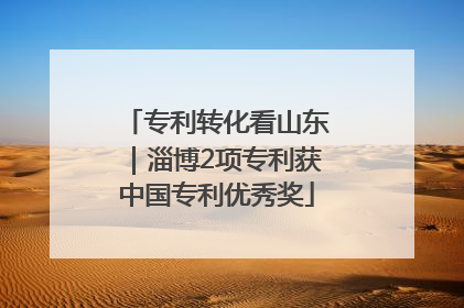 专利转化看山东｜淄博2项专利获中国专利优秀奖