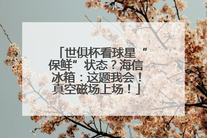 世俱杯看球星“保鲜”状态？海信冰箱：这题我会！真空磁场上场！