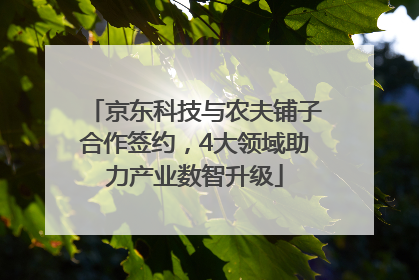 京东科技与农夫铺子合作签约，4大领域助力产业数智升级