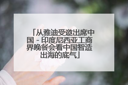 从雅迪受邀出席中国－印度尼西亚工商界晚餐会看中国智造出海的底气