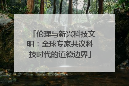 伦理与新兴科技文明：全球专家共议科技时代的道德边界