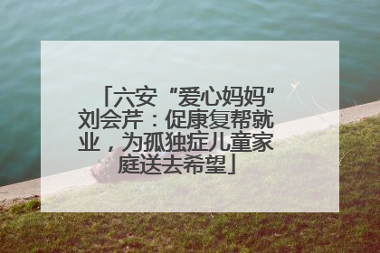 六安“爱心妈妈”刘会芹：促康复帮就业，为孤独症儿童家庭送去希望