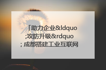 助力企业“攻防升级” 成都搭建工业互联网安全供需对接平台