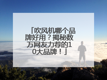吹风机哪个品牌好用？揭秘数万网友力荐的10大品牌！