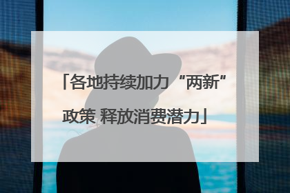 各地持续加力“两新”政策 释放消费潜力