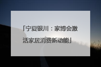 宁夏银川：家博会激活家居消费新动能