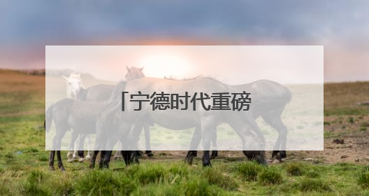 宁德时代重磅官宣：取得新突破，量产交付