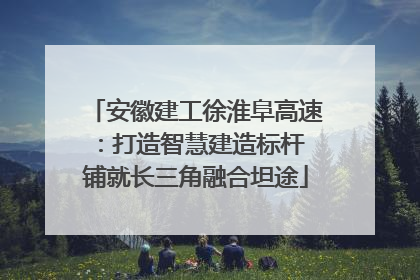 安徽建工徐淮阜高速：打造智慧建造标杆 铺就长三角融合坦途