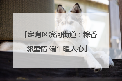 定陶区滨河街道：粽香邻里情 端午暖人心