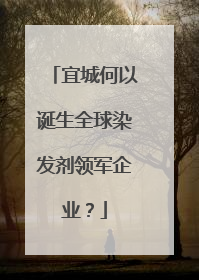 宜城何以诞生全球染发剂领军企业？