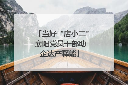 当好“店小二” 襄阳党员干部助企达产释能