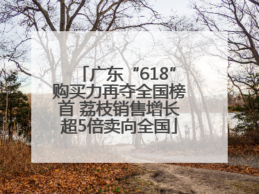 广东“618”购买力再夺全国榜首 荔枝销售增长超5倍卖向全国