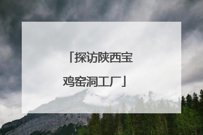 探访陕西宝鸡窑洞工厂