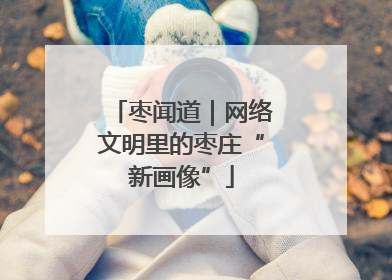 枣闻道｜网络文明里的枣庄“新画像”