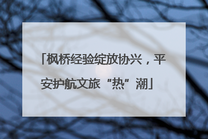 枫桥经验绽放协兴，平安护航文旅“热”潮