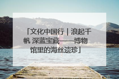 文化中国行｜浪起千帆 深蓝宝藏——博物馆里的海丝遗珍