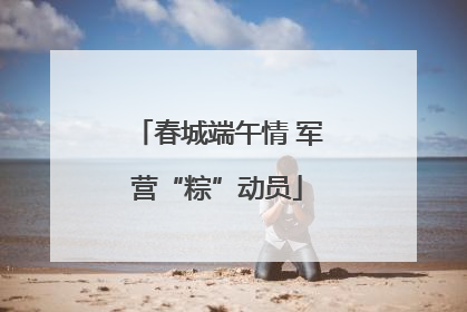 春城端午情 军营“粽”动员