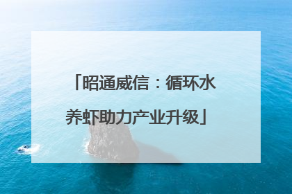 昭通威信：循环水养虾助力产业升级