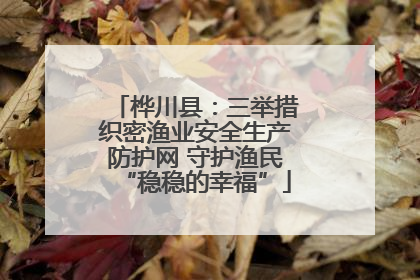 桦川县：三举措织密渔业安全生产防护网 守护渔民“稳稳的幸福”
