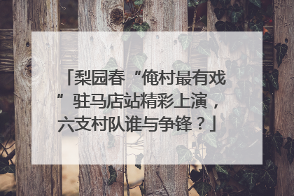 梨园春“俺村最有戏”驻马店站精彩上演，六支村队谁与争锋？