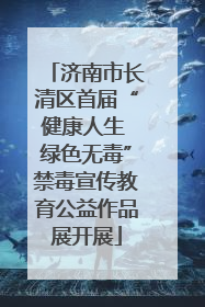济南市长清区首届“健康人生 绿色无毒”禁毒宣传教育公益作品展开展