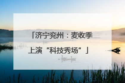 济宁兖州：麦收季上演“科技秀场”