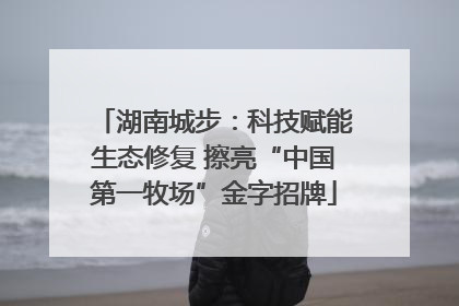 湖南城步：科技赋能生态修复 擦亮“中国第一牧场”金字招牌