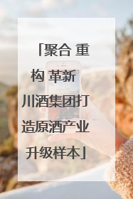聚合 重构 革新 川酒集团打造原酒产业升级样本