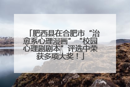 肥西县在合肥市“治愈系心理漫画”“校园心理剧剧本”评选中荣获多项大奖！