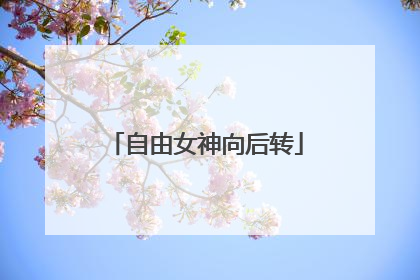 自由女神向后转