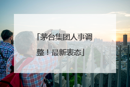 茅台集团人事调整！最新表态
